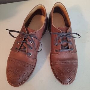 Red Wing brogue shoes